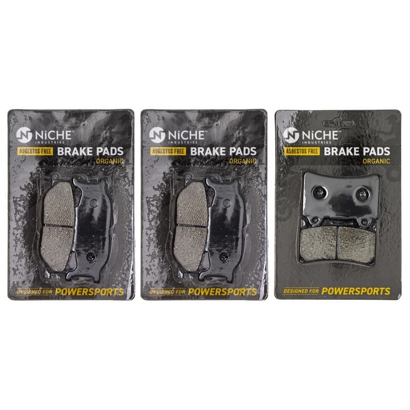 NICHE Brake Pad Set for Yamaha Road Star Midnight Royal Front Rear Organic