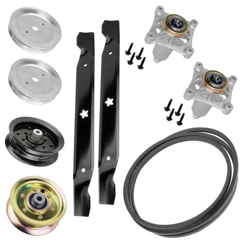 42" Deck Spindle Blade Belt Pulley Kit for Husqvarna LTH1842 LTH2142 TS242 TS243