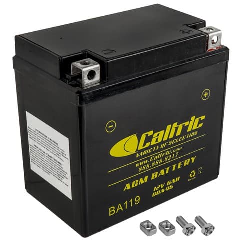 Caltric AGM Battery for Polaris Predator 50 2004-2007 / Predator 90 2004-2006
