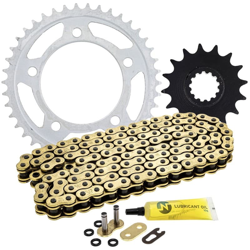 NICHE Sprocket Chain Set for Honda Rebel 1100 16/42 Tooth 525 X-Ring Front Rear