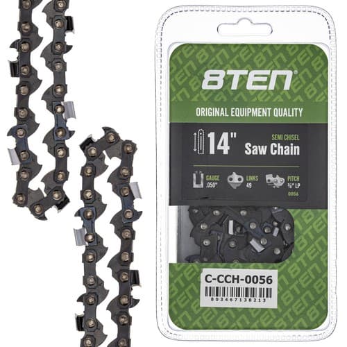 Chainsaw Chain 14 Inch .050 3/8 LP 49DL for Dayton 4Z972 4Z971 91VXL049G