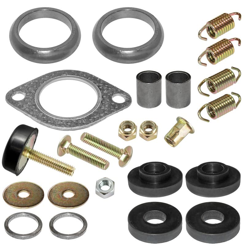 Exhaust Muffler Silencer Kit for Polaris Ranger 500 2x4 4x4 EFI 2006 2007-2009
