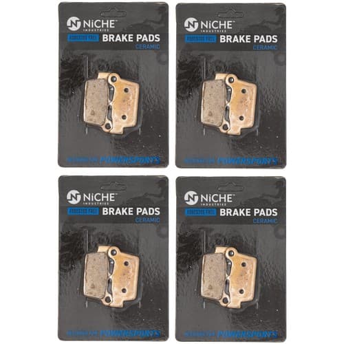 NICHE Brake Pad Set for Yamaha YZ250 Kawasaki Suzuki Front Rear Ceramic 4 Pack