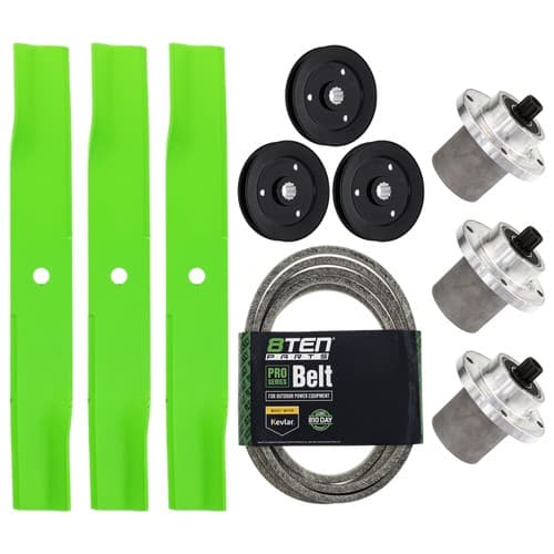 8TEN Blade Spindle Belt Kit for Hustler FasTrak SD 54-Inch 797696 783506 786889