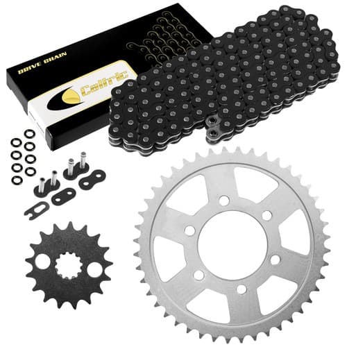 Black O-Ring Drive Chain & Sprockets for Kawasaki ZZR1200 Ninja ZX1200C 2002-05