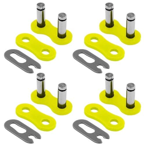 Caltric 520 Chain Master Link For Motorcycle Bike ATV Connecting Link Yellow