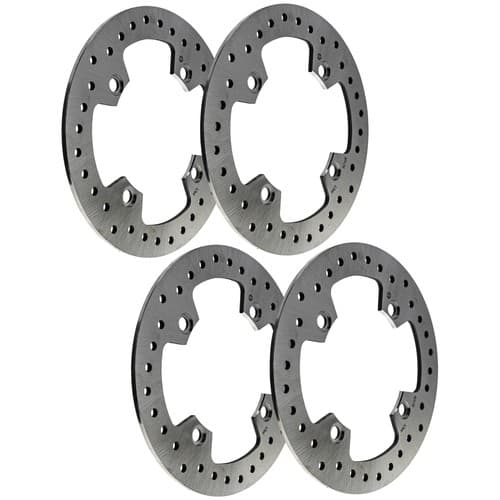 NICHE Front Rear Brake Rotor for Kawasaki Teryx KRX KRX4 1000 41080-0712 4 Pack