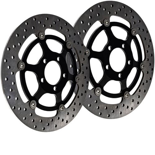 NICHE Front Brake Rotor Pad Kit for Kawasaki Z1000 41080-0001-488 43082-1290