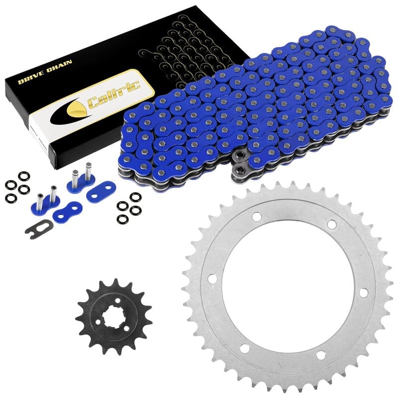 Blue O-Ring Drive Chain & Sprockets Kit for Suzuki DR650SE 1996-2017