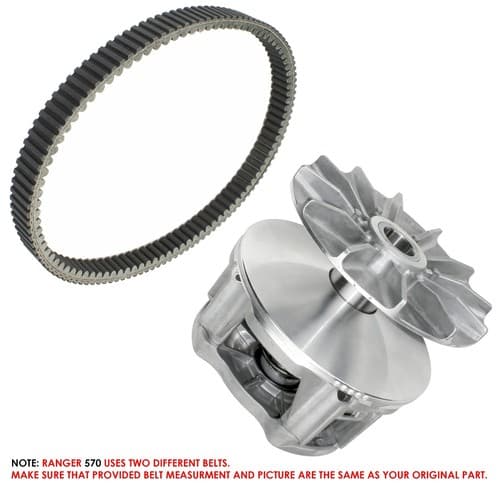 Primary Drive Clutch & Aramid Belt For Polaris M1400 Gas / Ranger ETX 2015 2016