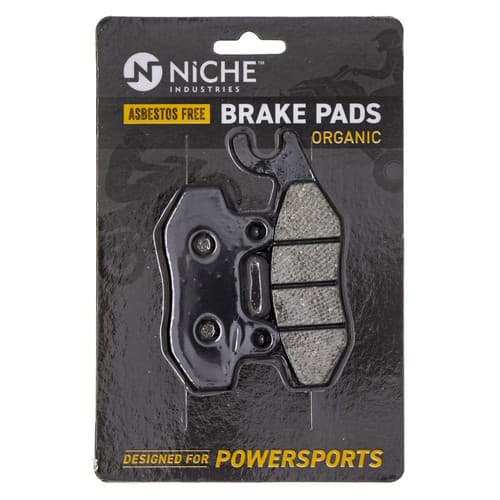NICHE Brake Pad Set for Kawasaki Z400 Ninja 250R 300 KLR650 Front Rear Organic