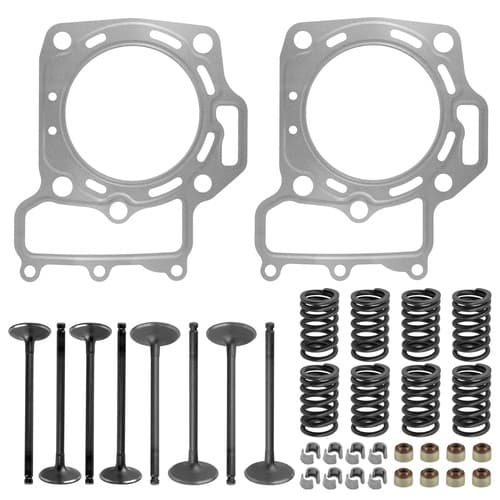 Cylinder Intake Exhaust Valve Kit for Kawasaki Brute Force 650 KVF650E 2005-09