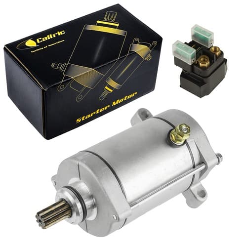 Starter & Relay Solenoid for Yamaha Kodiak 400 YFM400 2000-2006 Atv New