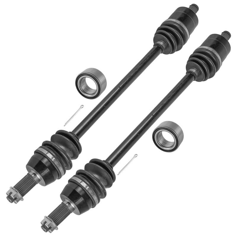 Front Left & Right CV Joint Axle With Bearing For Polaris Ranger XP 800 4X4 2012