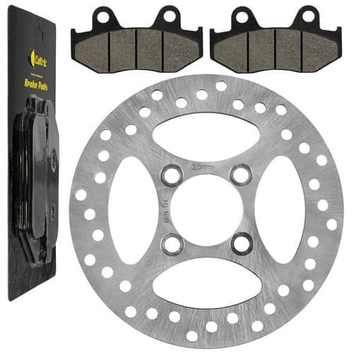 Rear Brake Disc Rotor W/ Pad For Yamaha YFZ450 2006 2007-2013 (Not For YFZ450R )