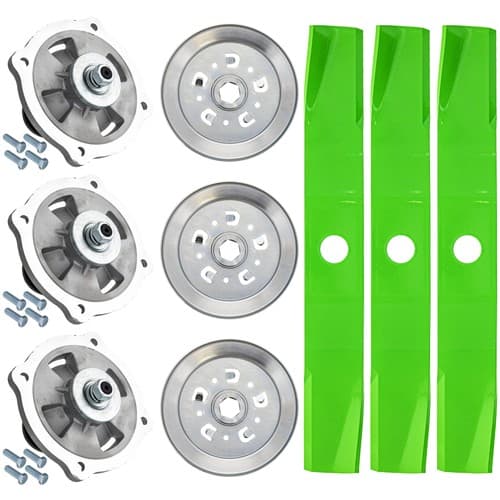 8TEN Blade Spindle Kit for Kubota RCK54P-724Z 54-Inch K5645-34340 K5663-34510