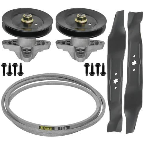 Caltric Deck Spindle w/ Blade and Belt for Cub Cadet RZT-42 Zero-Turn Mower 42"