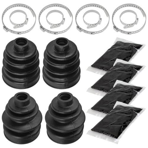 Caltric Front Inner & Outer CV Boot Kit For Suzuki Vinson 500 LT-A500F 2002-2003