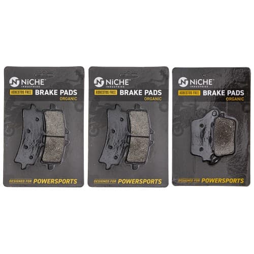 Brake Pad Set for Suzuki GSXR600 GSXR750 Kawasaki Ninja ZX10R Front Rear Organic