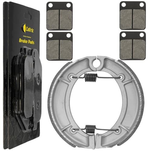 for Yamaha Big Bear 400 YFM400 2WD 4WD 2000-2004 Front Rear Brake Pads Shoes
