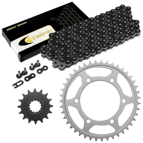 Black Drive Chain And Sprocket Kit for Yamaha YZF-R1 1998-2003 (530-Chain Type)