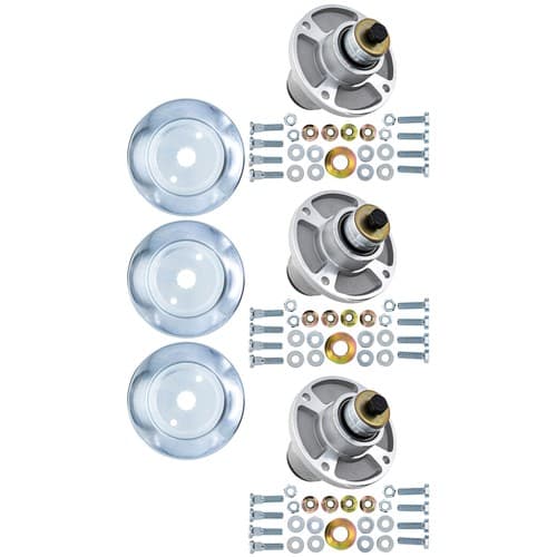 8TEN Spindle Kit for Hustler Raptor SD SDX X XD 54-Inch 607418 604664 3 Pack