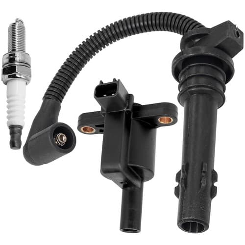 Ignition Coil w/ Spark Plug & Wire Cap For Polaris Sportsman 570 4015072 4019338