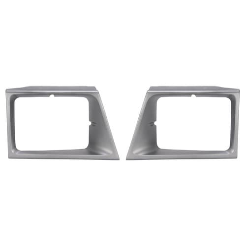 Driver + Passenger Side Headlight Bezel For Ford E-150 E-250 Econoline 1997-2002