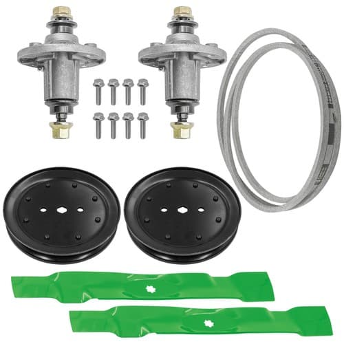 Spindle Blade Belt Kit For John Deere LA100 LA105 LA110 LA115 LA120 LA125 LA135
