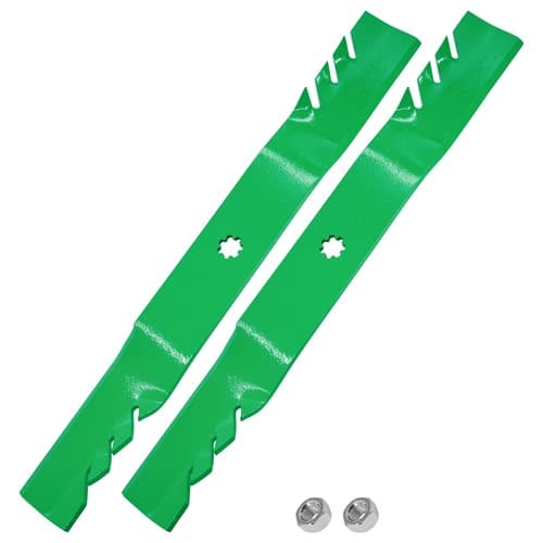 42" Deck Gator Blade & Nut for John Deere LA120 LA125 LA135 S120 S130 S240