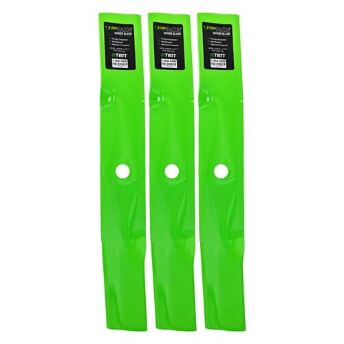 LawnRAZOR Blade for John Deere X380 X384 X390 Z375R M152726 High Lift 3 Pack