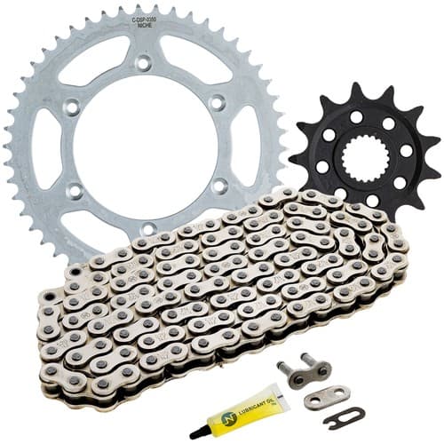 NICHE Sprocket Chain Set for Yamaha WR250F YZ125X 13/50 Tooth 520 Front Rear Kit