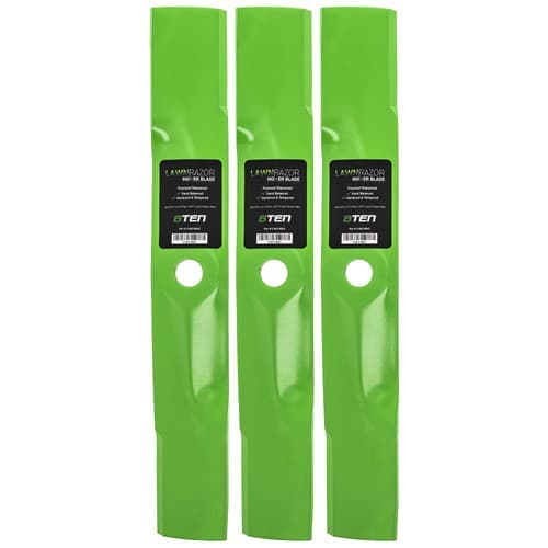 LawnRAZOR High Lift Blade Set for Sabre 2148HV 1948 1842GV 2048HV 1848GV 3-Pack