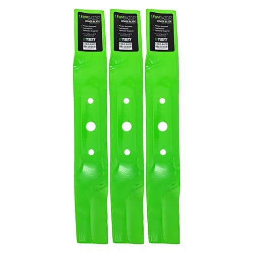 LawnRAZOR Blade for John Deere L120 L130 48-Inch Deck GX20434 High Lift 3 Pack