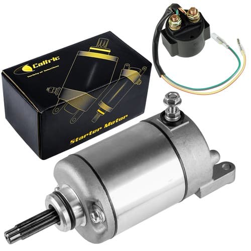 Starter and Relay Solenoid for Honda Sportrax 400 TRX400EX 2x4 2005 2006-2008