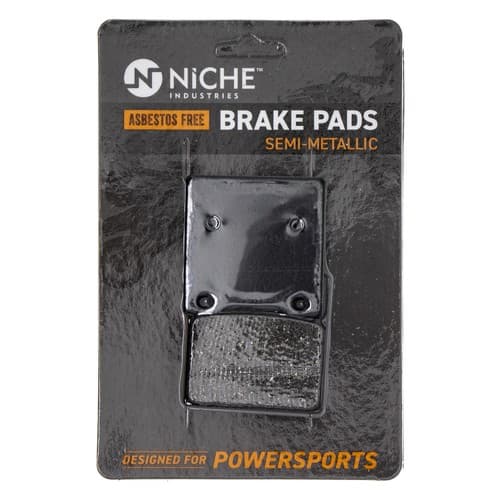 NICHE Brake Pad Set for Kawasaki Ninja ZX12R ZX7R ZRX1200R Rear Semi-Metallic