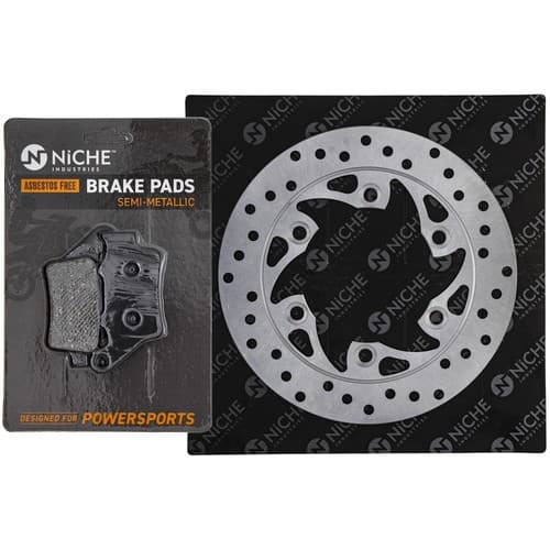 NICHE Rear Right Brake Rotor Pad Kit for KTM 390 Duke 50313090000 Semi Metallic