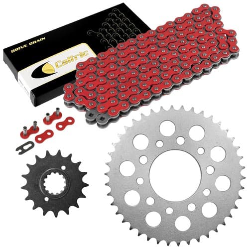 Red Drive Chain And Sprocket Kit for Honda CB1000 CB1000C 1993-1998
