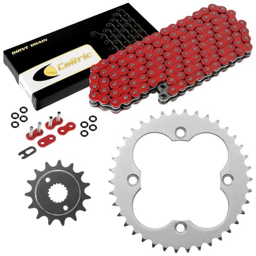 Red O-Ring Drive Chain & Sprockets Kit for Honda TRX400EX Sportrax 400 1999-04