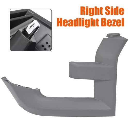 Right Side Headlight Bezel Grille Trim For Ford F150 2015-2017 #FO1213119 Gray