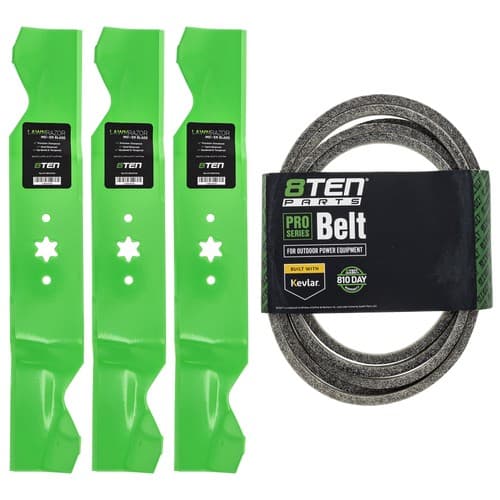 8TEN Deck Kit Blade Belt for Cub Cadet RZTL54 RZTS54 54 Inch 942-0677