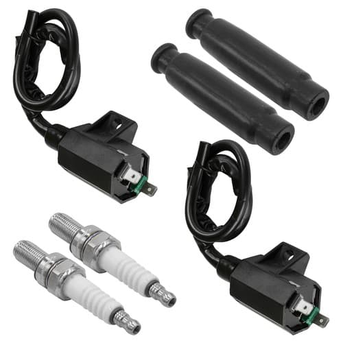 Ignition Coil w/Spark Plug & Cap for Kawasaki Brute Force 650 KVF650 4x4 2005-13