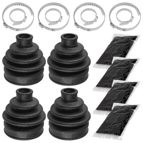 2 Rear Axle Outer And Inner CV Boot Kit for Suzuki LTA750X Kingquad 750 4X4