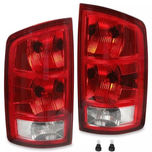 Tail Lights w/Bulbs For Dodge Ram 1500 2500 3500 Pickup 2002-2006 Left + Right