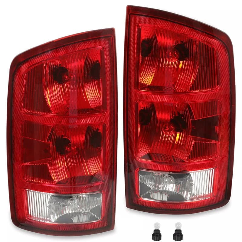 Tail Lights w/Bulbs For Dodge Ram 1500 2500 3500 Pickup 2002-2006 Left + Right