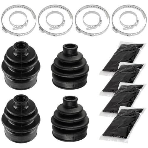 Front Rear Axle Outer & Inner CV Boot Kit for Honda Big Red MUV700 2009-2013