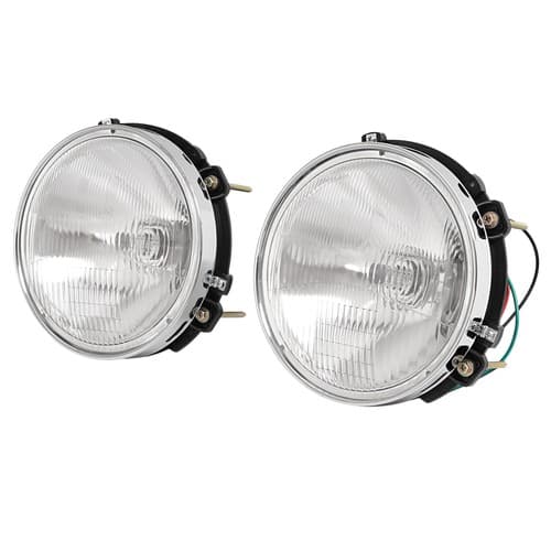 Clear Halogen Headlights With Bulb For Mack CV713 Truck Left +Right Side