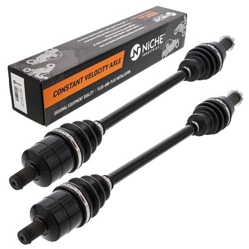 NICHE Front CV Axle Half Drive Shaft for Polaris Ranger XP Crew 800 1332856 2PK
