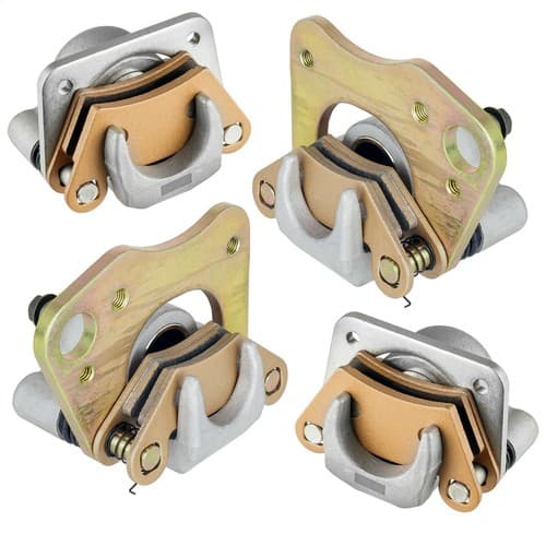 Front Rear Left Right Brake Caliper for Polaris Ranger 700 4x4 2007 w/Brake Pads