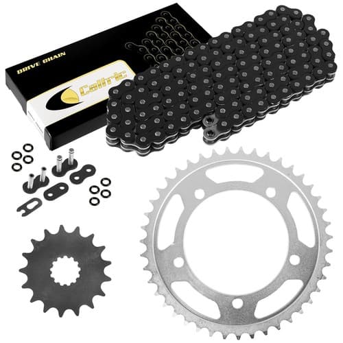 Black O-Ring Drive Chain and Sprockets Kit for Triumph Bonneville 800 T100 02-05